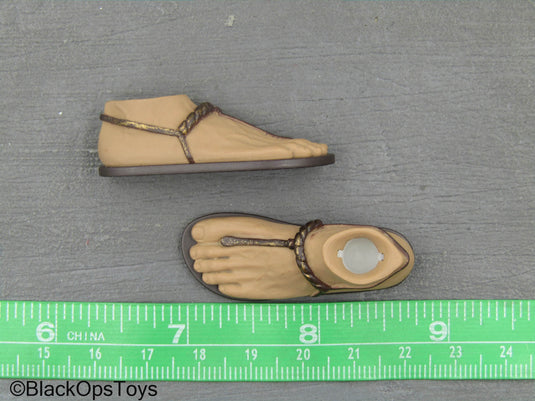 Ramesses The Great Brown Ver - Male Feet In Sandals (Peg Type)