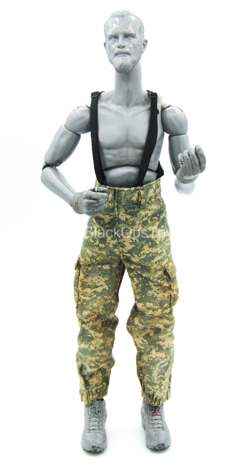 Load image into Gallery viewer, Special Force - Mountain Sniper - ACU Camo Pants w/Suspenders
