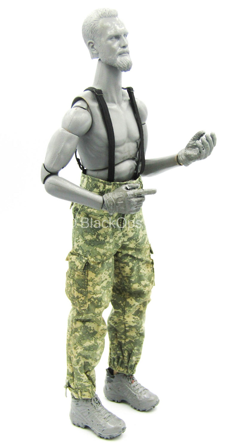 Load image into Gallery viewer, Special Force - Mountain Sniper - ACU Camo Pants w/Suspenders
