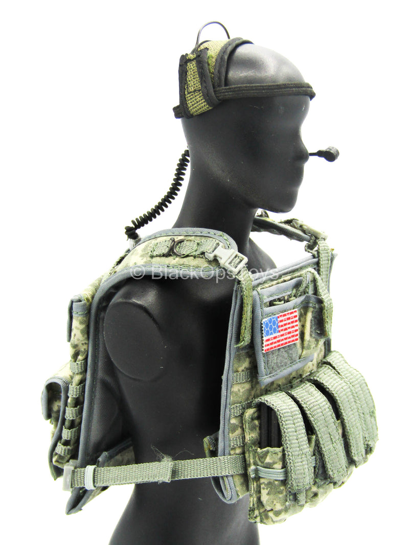 Load image into Gallery viewer, ACU Pouch Set - ACU MOLLE Vest w/Pouch Set
