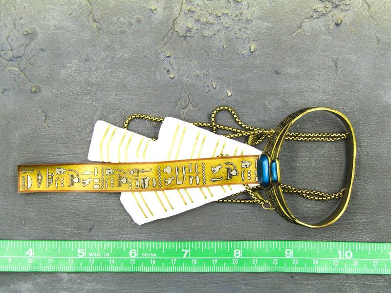 Load image into Gallery viewer, Pharaoh Tutankhamun (White) - Belt w/White Skirt
