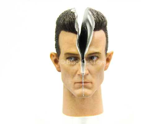 Terminator 2 T1000- Head Sculpt w/Battle Damage