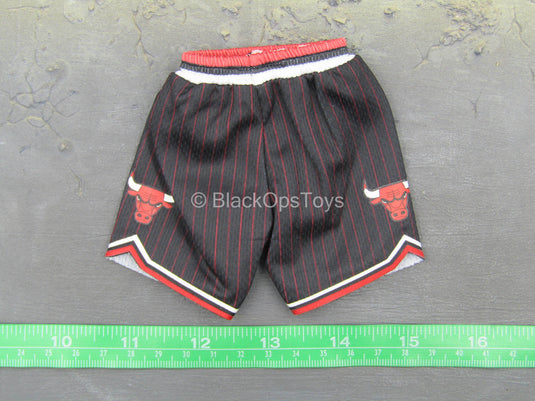 Scottie Pippen - Chicago Bulls Black Pinstripe Jersey w/Shorts –  BlackOpsToys