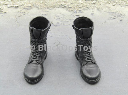 GI JOE - Joe Colton - Black Combat Boots (Peg Type)