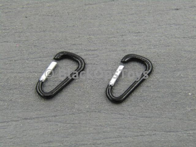 Load image into Gallery viewer, GI JOE - Joe Colton - Black Mini Carabiners x2
