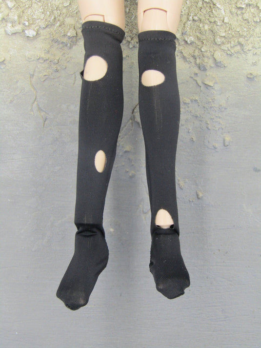 Female Black Cut Out Stockings