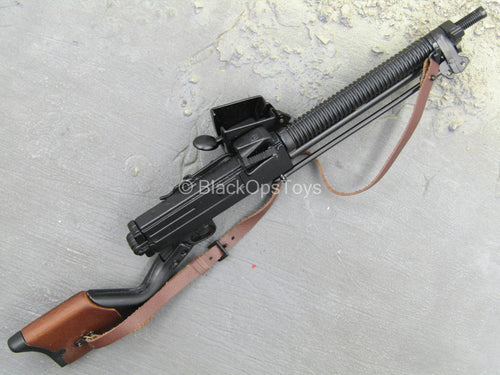 WWII - Battle Of Philippines - Metal & Wood Type 11 Light Machine Gun