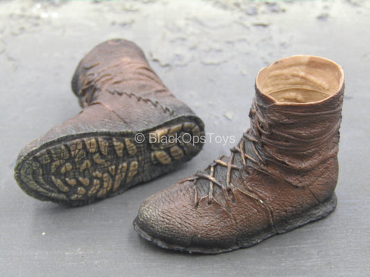 The Dark Furyan - Weathered Brown Boots (Foot Type)