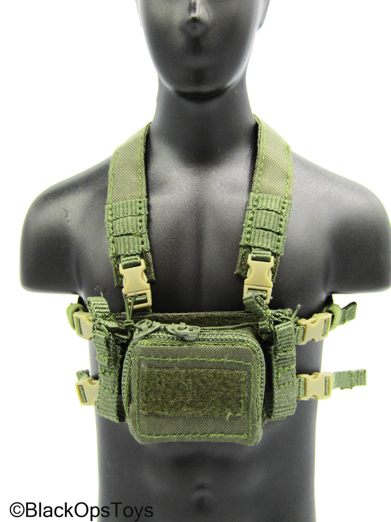 Load image into Gallery viewer, Task Force 58 CPO Erica Storm - Green Female Low Profile Chest Rig
