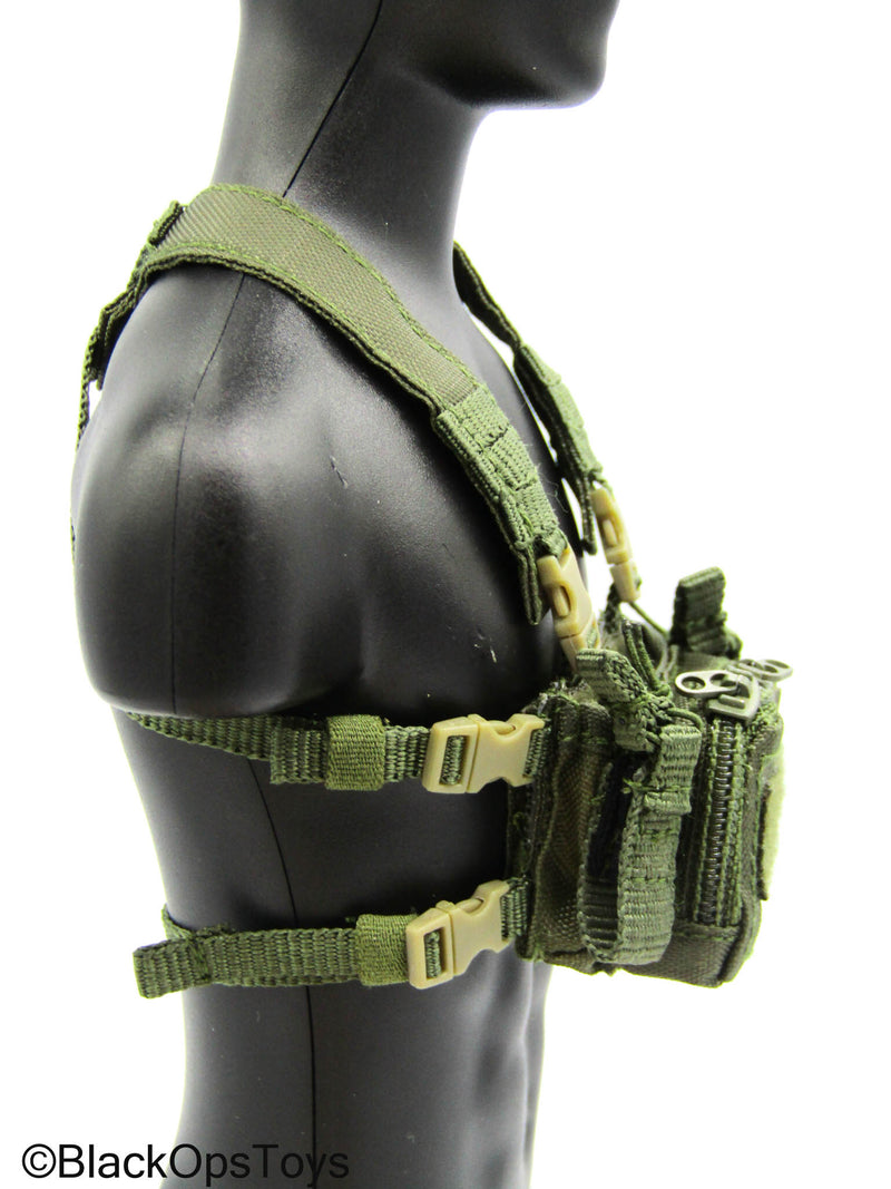 Load image into Gallery viewer, Task Force 58 CPO Erica Storm - Green Female Low Profile Chest Rig
