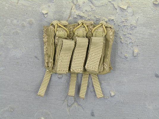I.S.O.F. - Tan Triple Pistol & M4 Magazine Pouch