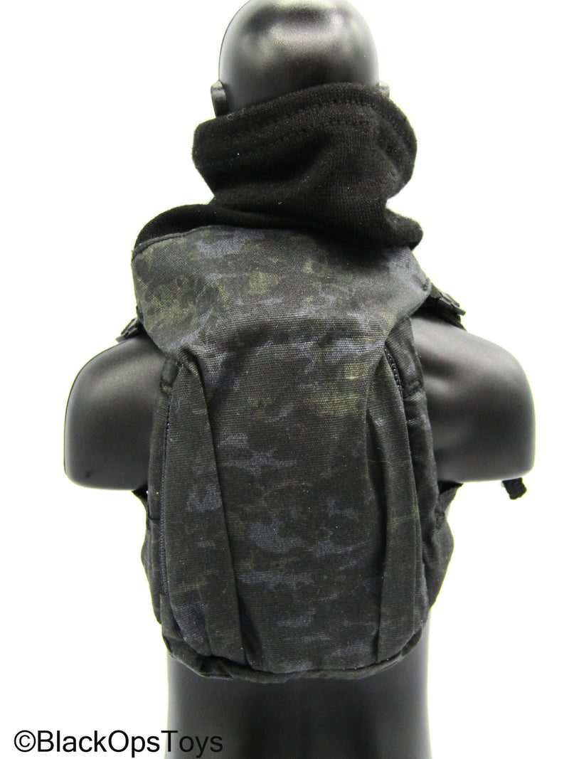 Load image into Gallery viewer, Task Force 58 CPO Erica Storm - Black Multicam Backpack w/Attached Neck Toque
