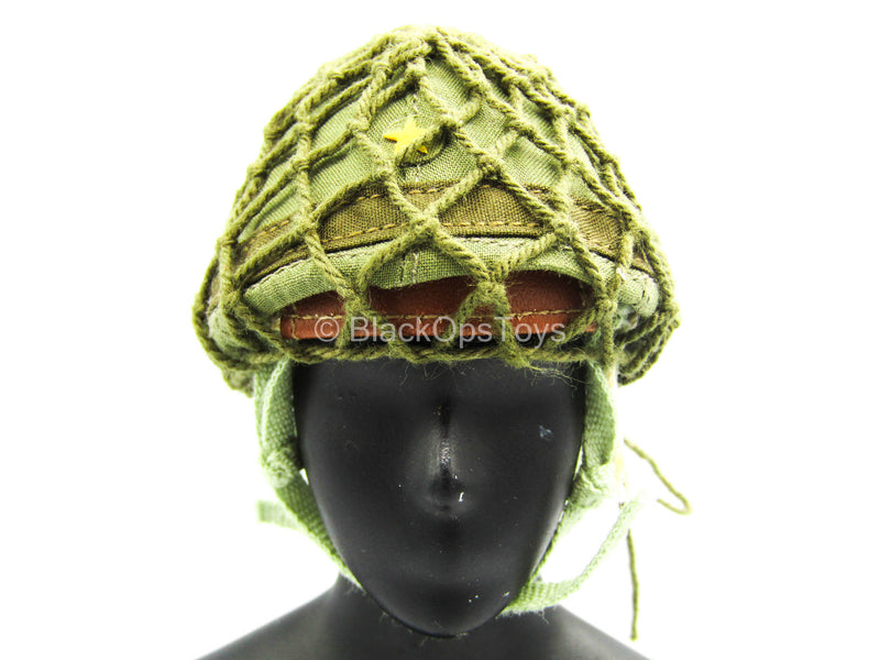 Load image into Gallery viewer, WWII - Battle Of Philippines - Metal Helmet w/Netting
