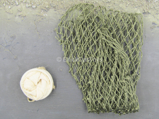 WWII - Battle Of Philippines - Camouflage Net w/Water Bag