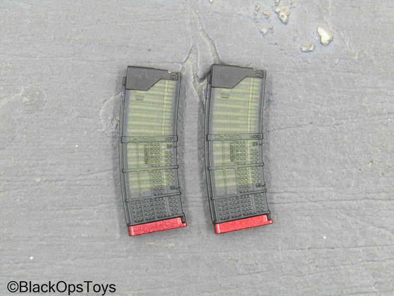 Load image into Gallery viewer, Task Force 58 CPO Erica Storm - Black &amp; Red 5.56 Magazine
