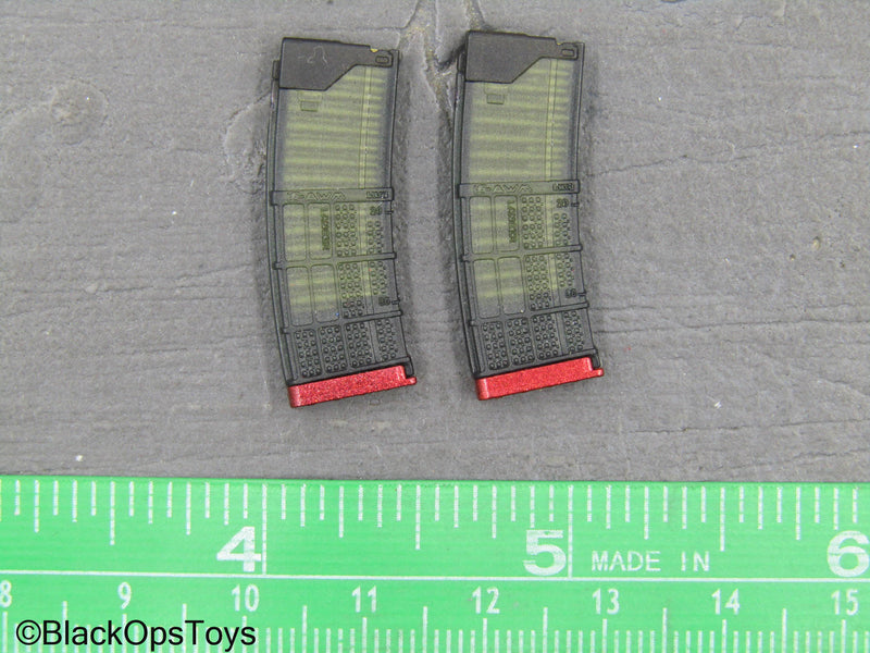 Load image into Gallery viewer, Task Force 58 CPO Erica Storm - Black &amp; Red 5.56 Magazine
