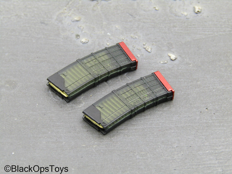 Load image into Gallery viewer, Task Force 58 CPO Erica Storm - Black &amp; Red 5.56 Magazine
