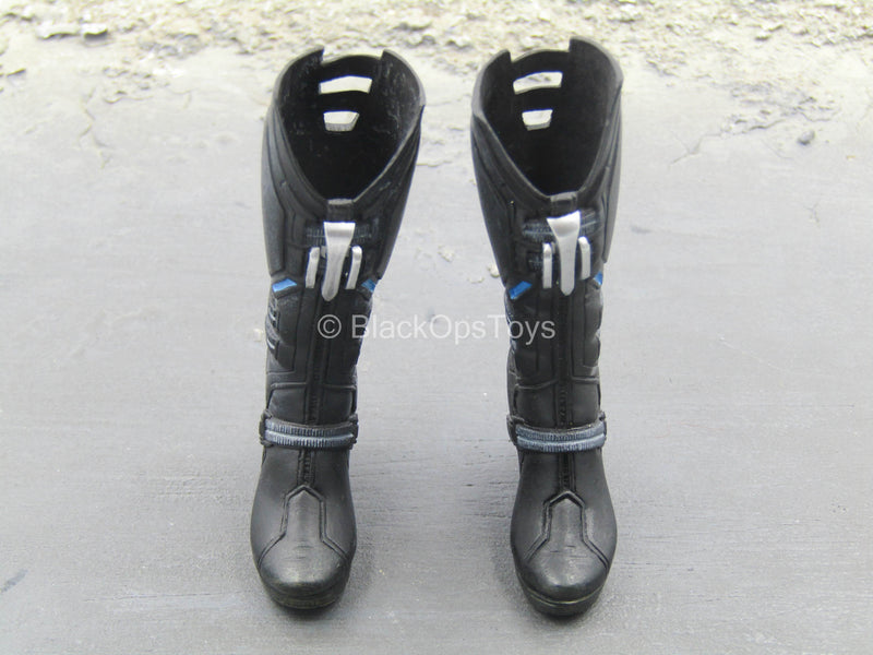 Load image into Gallery viewer, Age of Ultron - Black High Heeled Boots (Peg Type)
