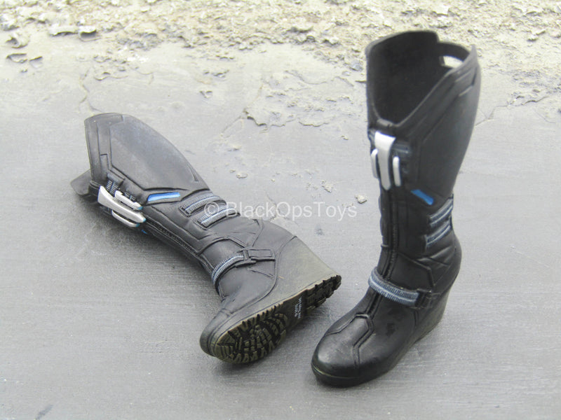 Load image into Gallery viewer, Age of Ultron - Black High Heeled Boots (Peg Type)
