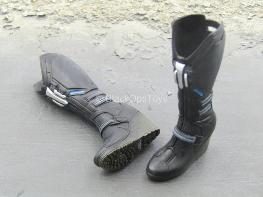 Age of Ultron - Black High Heeled Boots (Peg Type)