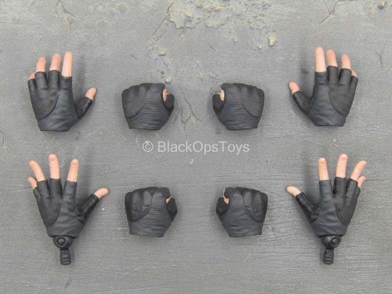 Load image into Gallery viewer, Spiderman Stealth Suit - Black Fingerless Gloved Hand Set
