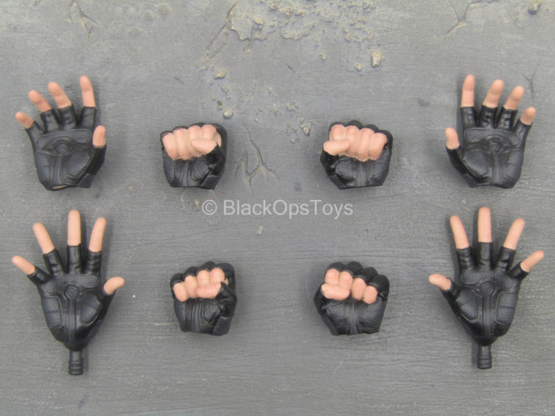 Load image into Gallery viewer, Spiderman Stealth Suit - Black Fingerless Gloved Hand Set
