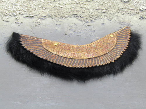 Pharaoh Tutankhamun (Black) - Fur Style Scarf
