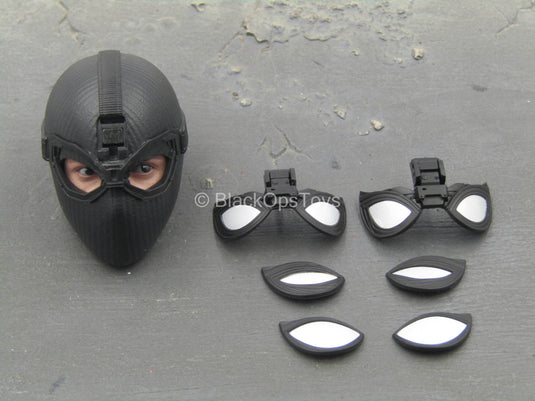 Spiderman Stealth Suit - Masked Head Sculpt w/Interchangeable Eyes