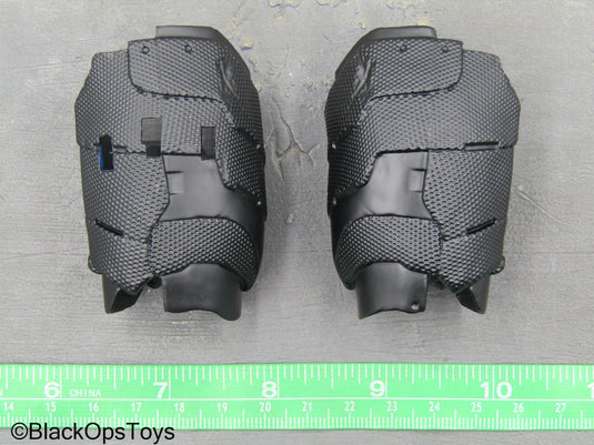 3D Printed Deathstroke Black Armor Set w/Mask, Boots, & Pistol Set