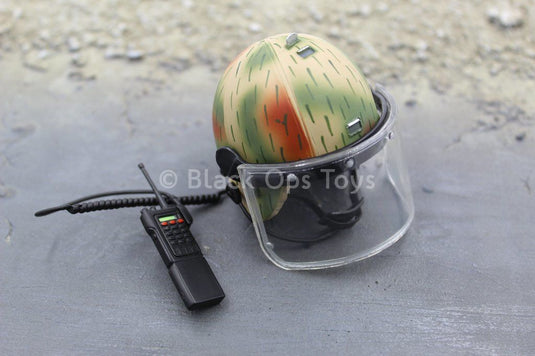 German GSG-9 - Communications Helmet w/Face Shield