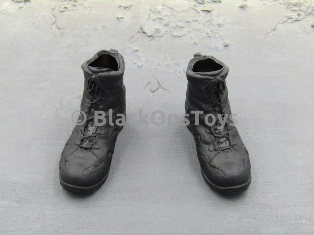 Load image into Gallery viewer, US Navy VBSS Black OTB Combat Boots w/Feet &amp; Pegs
