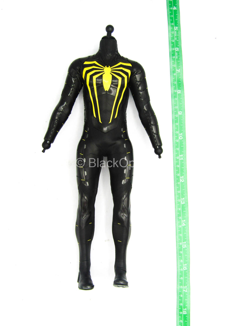 Load image into Gallery viewer, Spiderman Anti-Ock Suit - Male Body w/Black &amp; Yellow Body Suit
