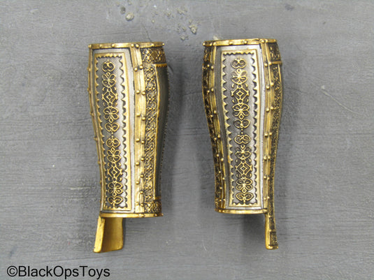 Ottoman Empire General - Metal Silver & Gold Like Leg Armor