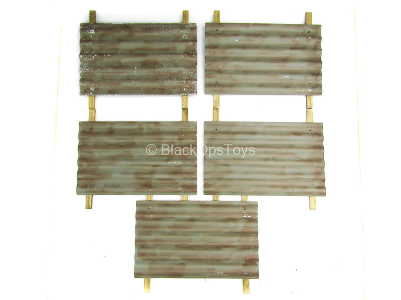 Load image into Gallery viewer, Metal &amp; Wood Panel Fencing (x5)
