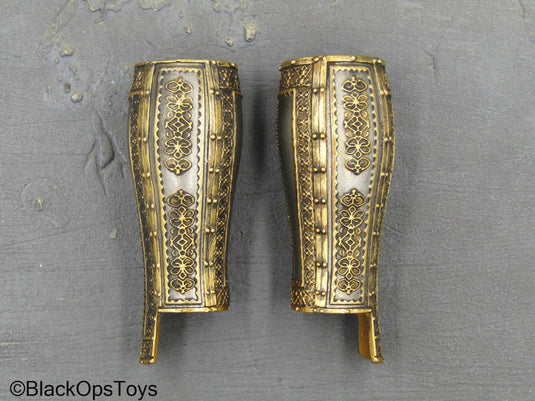 Ottoman Empire General - Metal Silver & Gold Like Leg Armor