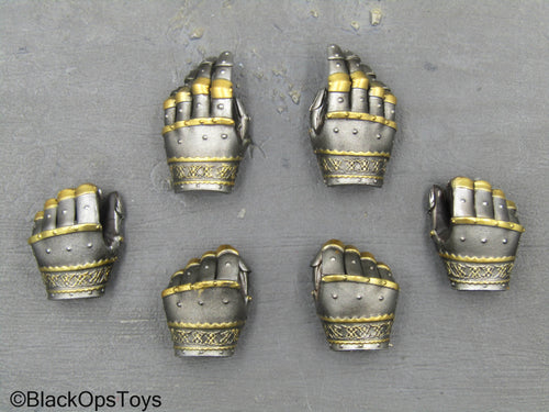 Ottoman Empire General - Silver & Gold Like Armored Hand Set