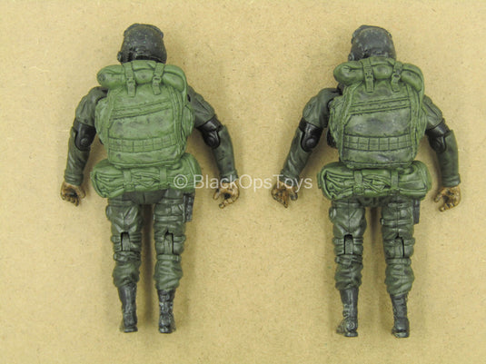 1/18 - Male Molded Dressed Body w/Backpack (x2)