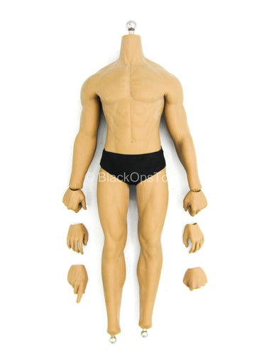 Pharaoh Tutankhamun (Black) - Male Muscle Base Body w/Hands