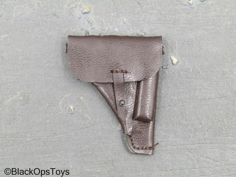 Load image into Gallery viewer, Brown Leather Like Pistol Holster

