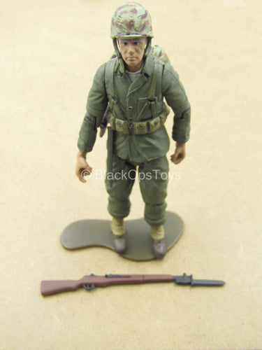 1/18 - WWII - Male Molded Body w/M1 Garand & Pouch Set