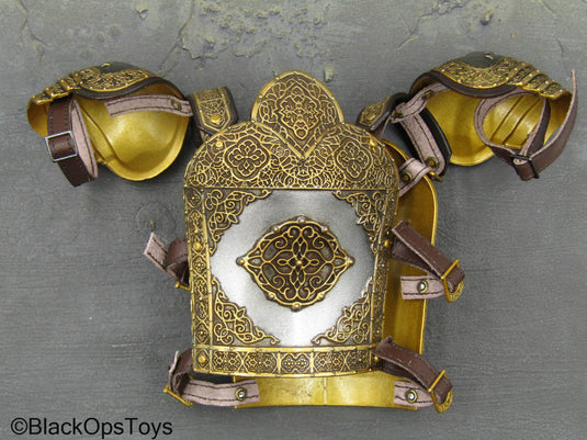 Ottoman Empire General - Silver & Gold Like Metal Chest Armor