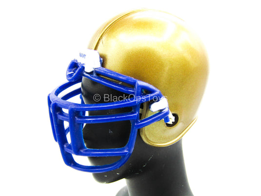 G.I. Joe Football - Gold-Colored Helmet w/Blue Face Guard