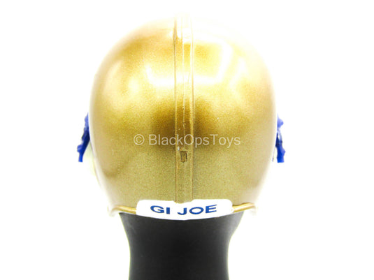 G.I. Joe Football - Gold-Colored Helmet w/Blue Face Guard