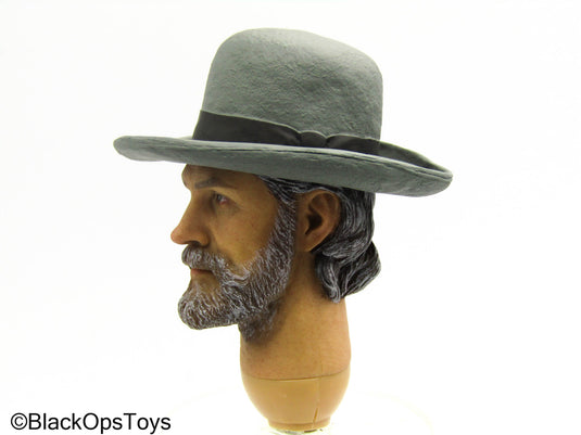 Dr Cowboy - Male Bearded Head Sculpt w/Hat