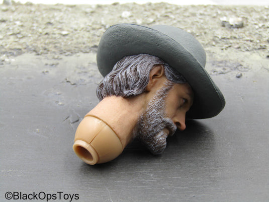 Dr Cowboy - Male Bearded Head Sculpt w/Hat