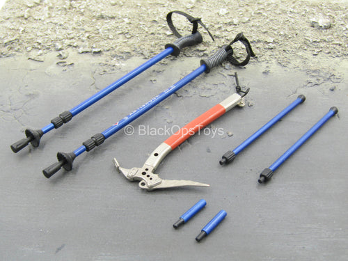 Mountain Ops Sniper PCU Ver. - Hiking Pole Set w/Metal Ice Axe