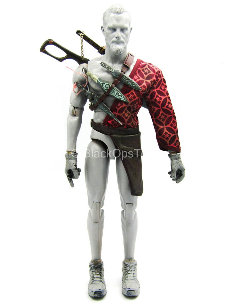 Load image into Gallery viewer, Ninkyo Seiji - Half-Kimono w/Sword, Dagger &amp; Holster Set
