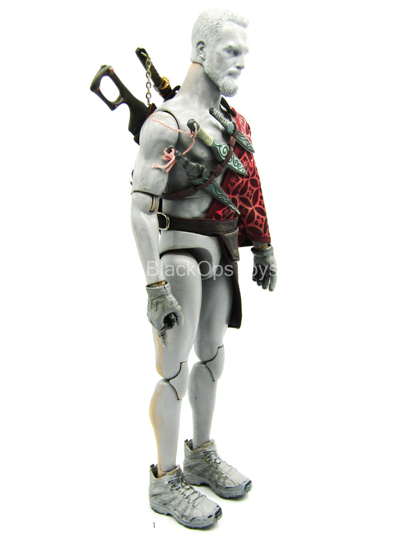 Load image into Gallery viewer, Ninkyo Seiji - Half-Kimono w/Sword, Dagger &amp; Holster Set
