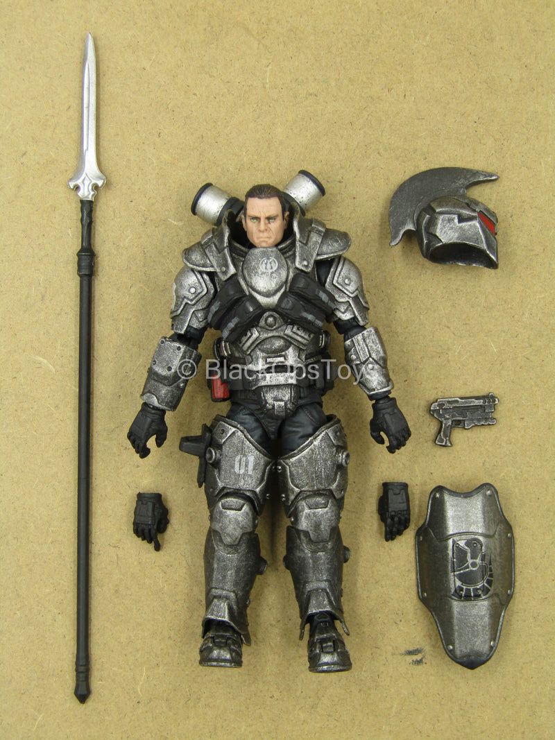 Load image into Gallery viewer, 1/18 - 1st Legion Steel Spear - Male Armored Body w/Weapon Set
