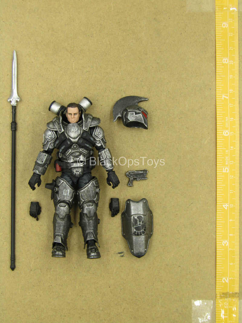 Load image into Gallery viewer, 1/18 - 1st Legion Steel Spear - Male Armored Body w/Weapon Set
